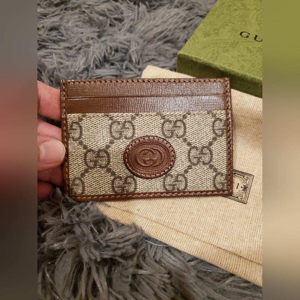 🛑SOLD‼️New- Gucci GG Supreme Money Clip Wallet - Picture 8 of 11